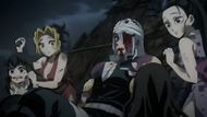 After defeating Upper Moon 6, Tengen and his wives in Demon Slayer (Image Source: Studio Ufotable)